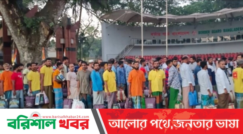 ঘূর্ণিঝড়ে ভারতে আটকা পড়া ৪০ জেলে ফেরৎ পাঠালো ভারত